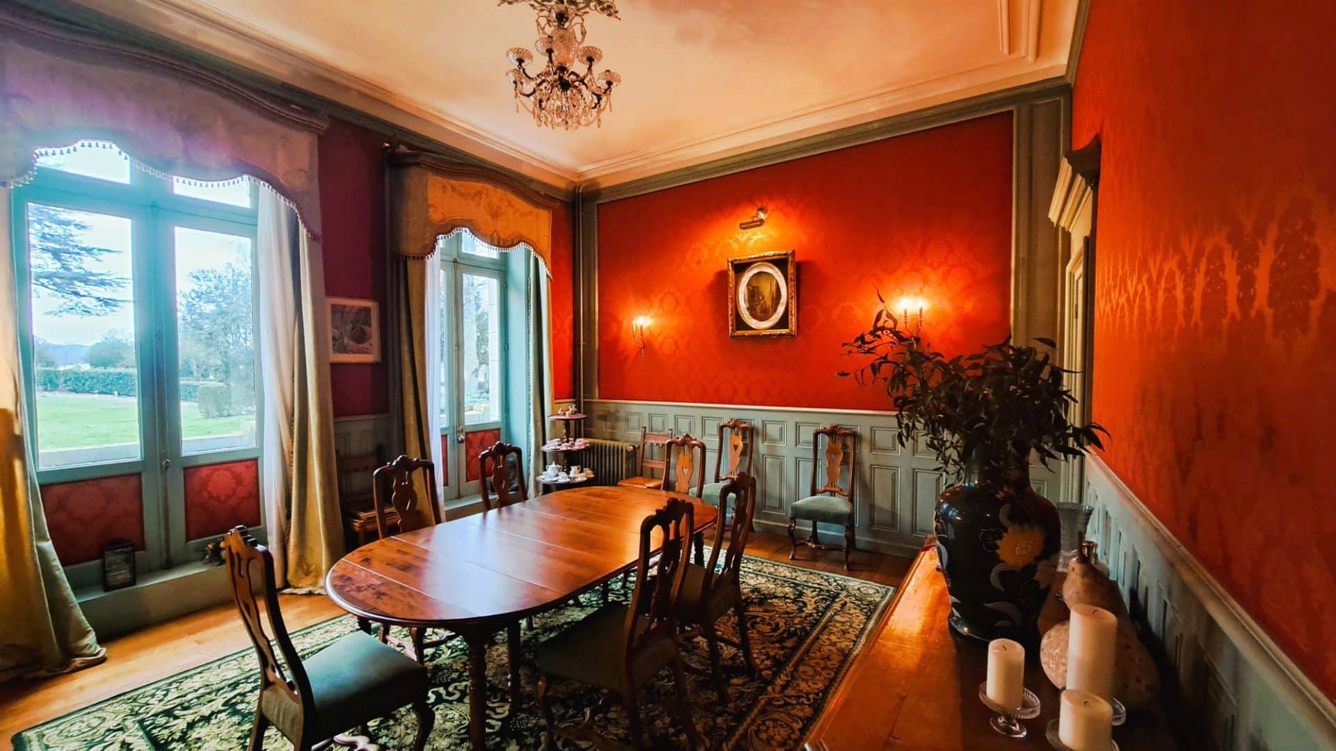 Le château de La Rolandière près de Tours en Centre-Val de Loire (37)